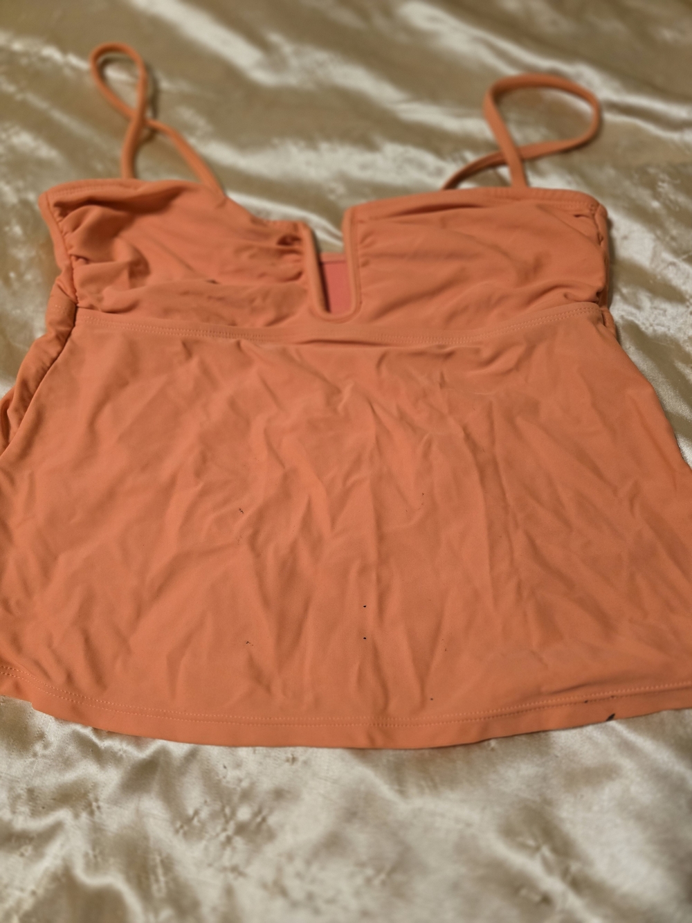 Time and Tru Coral V-Neck Camisole Tank